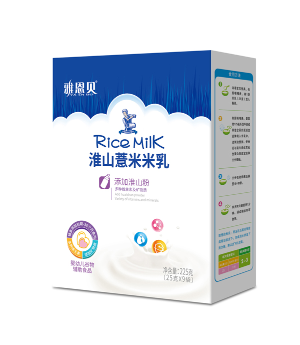 雅恩貝淮山薏米米乳 盒裝