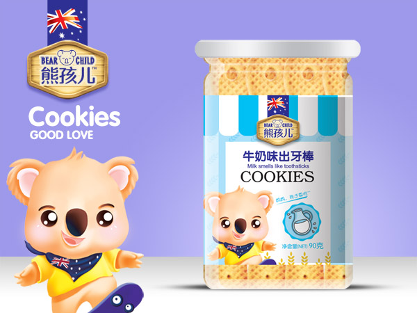 熊孩兒出牙棒-牛奶味