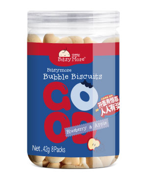 寶思加泡泡餅干-藍(lán)莓蘋果味