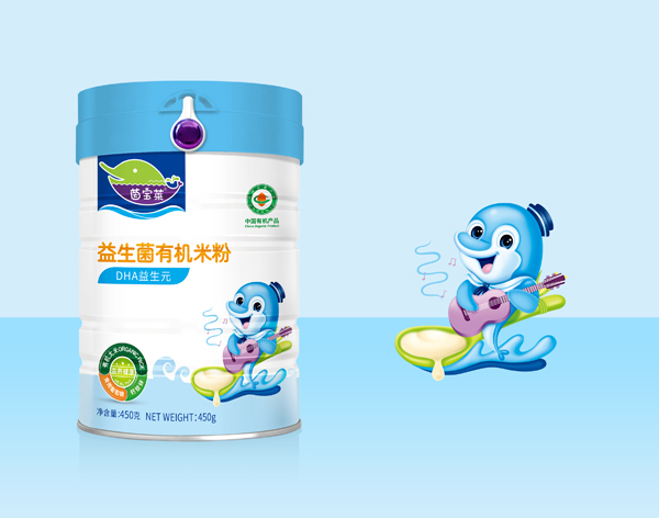 茵寶萊益生菌有機(jī)米粉-DHA益生元罐裝