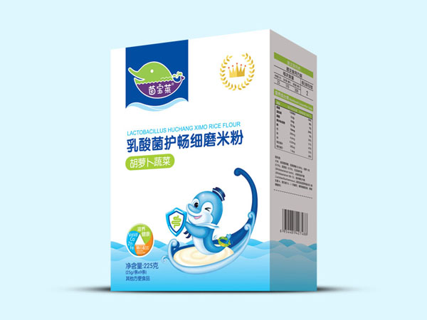 茵寶萊乳酸菌護暢細磨米粉-胡蘿卜蔬菜盒裝