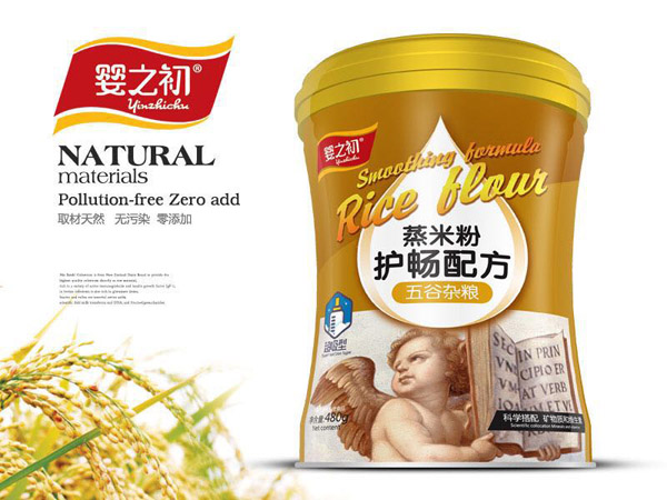 嬰之初護暢配方蒸米粉-五谷雜糧罐裝