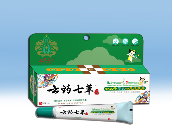 云藥七草蛇床子嬰爽全效維膚膏