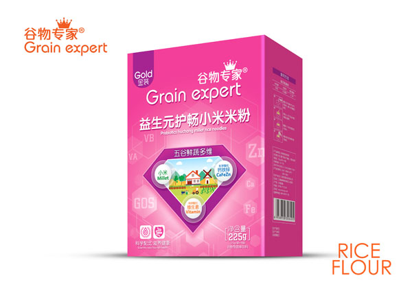 谷物專家益生元護暢小米米粉-五谷鮮蔬多維 盒裝