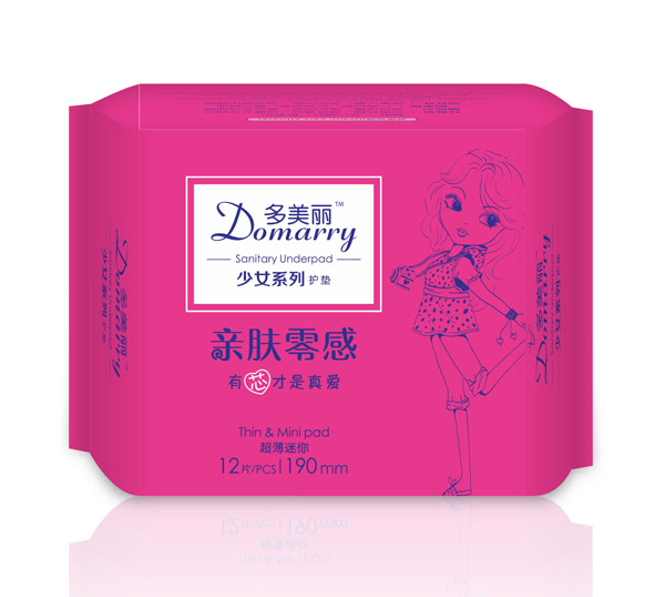 多美麗少女系列護(hù)墊12片-超薄迷你190mm