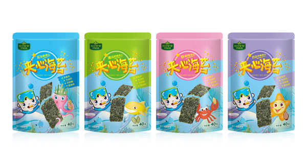 好娃娃夾心海苔袋裝系列