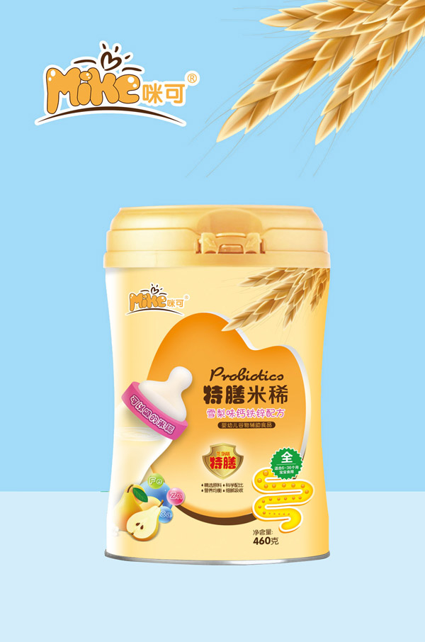 咪可特膳米稀-雪梨味鈣鐵鋅配方 聽(tīng)裝