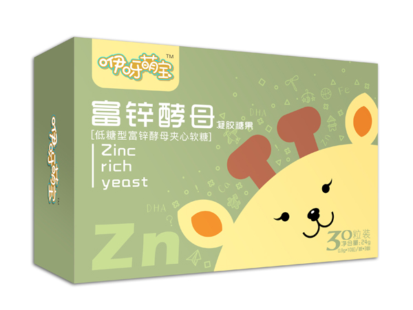 咿呀萌寶富鋅酵母凝膠糖果