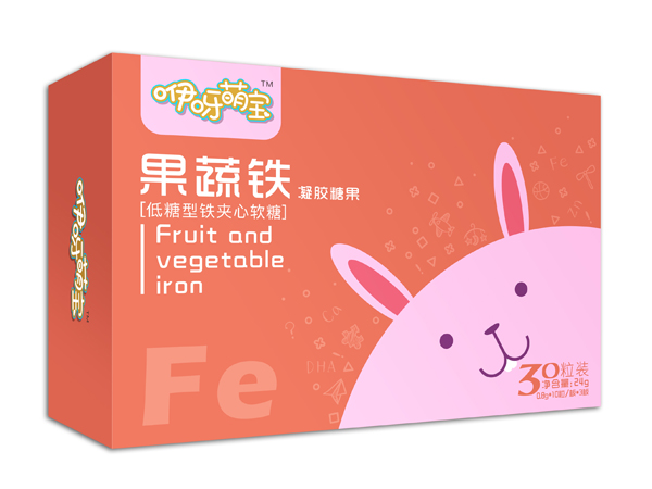 咿呀萌寶果蔬鐵凝膠糖果