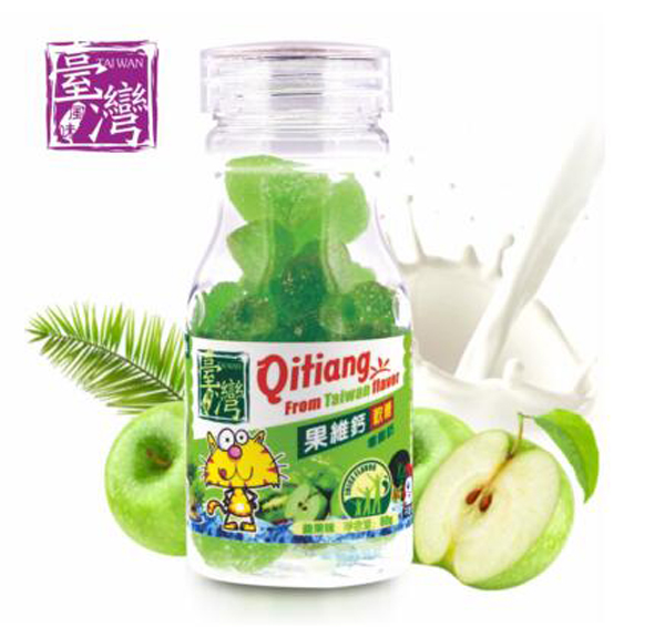 齊天蓋牌果維鈣軟糖(蘋(píng)果味)
