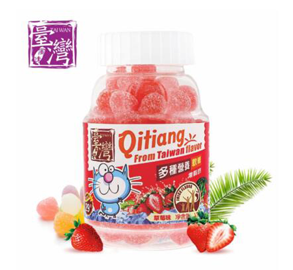 齊天蓋牌多種營(yíng)養(yǎng)軟糖(草莓味)