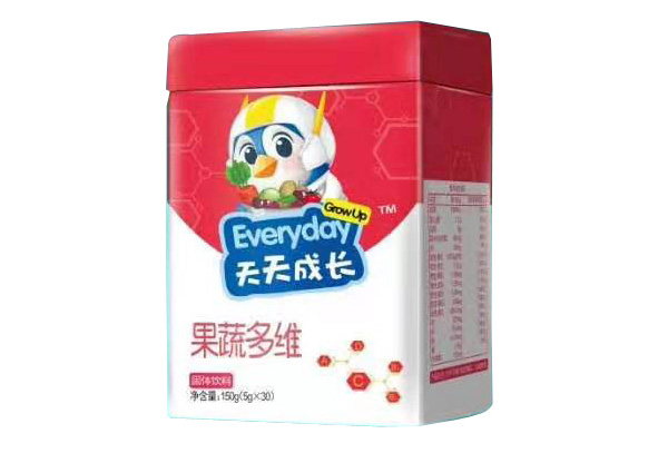 綠健園天天成長(zhǎng)益生菌果蔬多維固體飲料