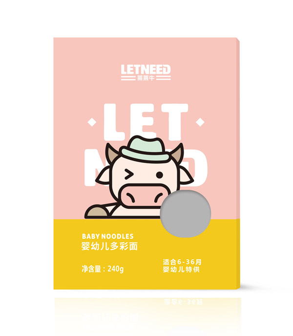 萊萊牛嬰幼兒多彩面240g