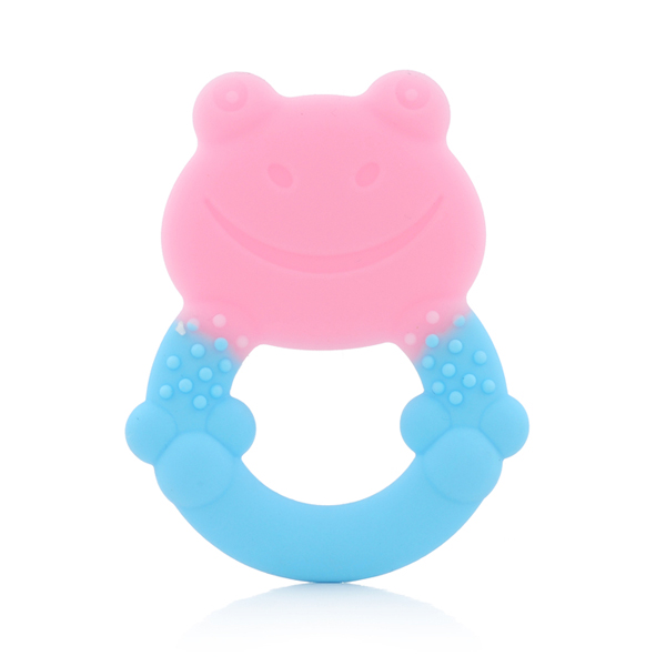 媽咪王子青蛙牙膠 粉色