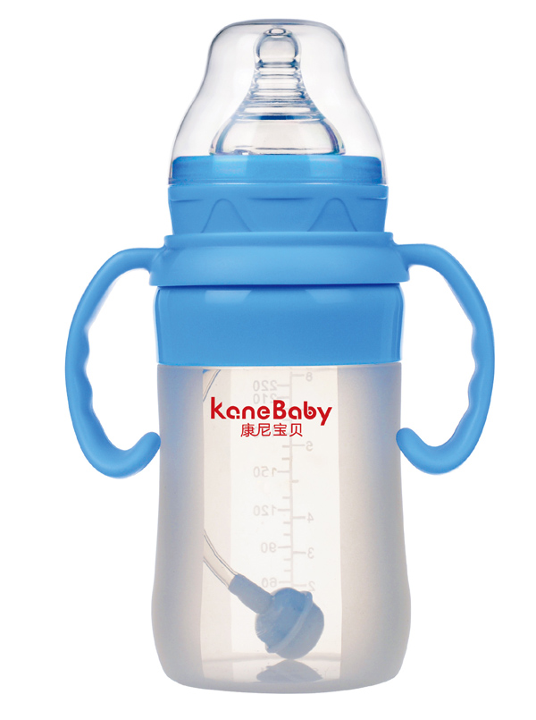 康尼寶貝硅膠奶瓶 藍色 手柄款.jpg 康尼寶貝硅膠奶瓶 藍色 手柄款.jpg