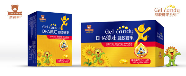 浩德邦DHA藻油凝膠糖果