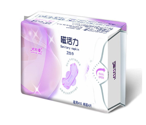片片愛(ài)磁活力衛(wèi)生巾夜用特長(zhǎng)410