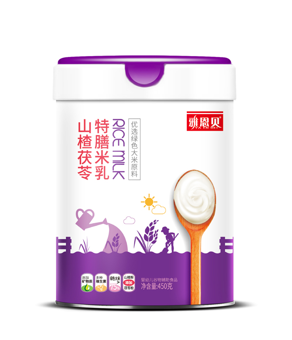 雅恩貝綠色大米山楂茯苓特膳米乳