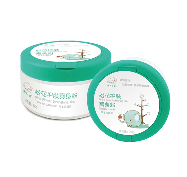 清芙小象松花護膚爽身粉