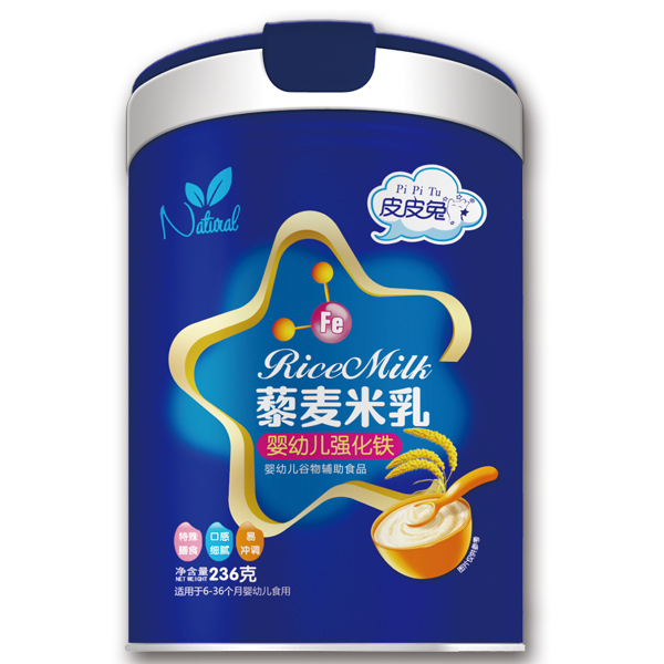 皮皮兔藜麥米乳-嬰幼兒強化鐵