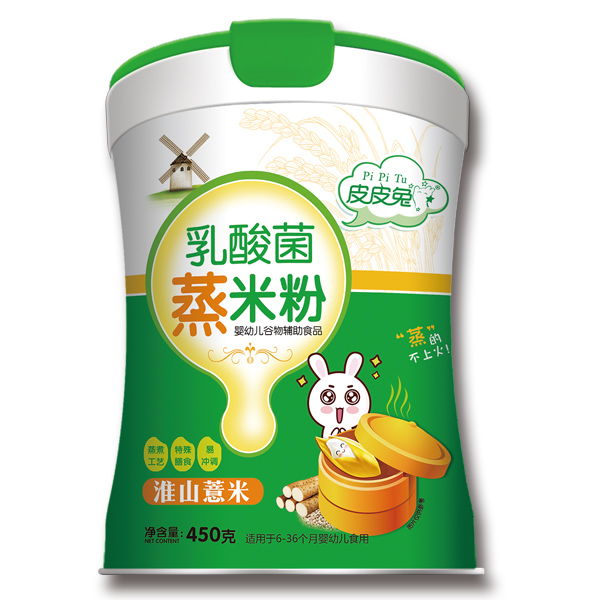 皮皮兔乳酸菌蒸米粉-淮山薏米