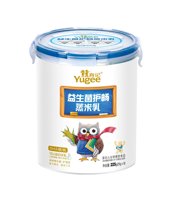 育記益生菌護(hù)暢蒸米乳-DHA核桃225克樂(lè)扣裝