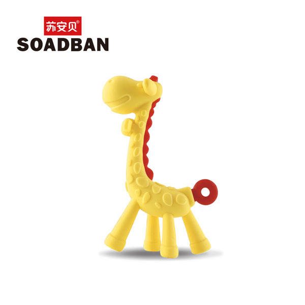 蘇安貝A8040長(zhǎng)頸鹿嬰兒牙膠