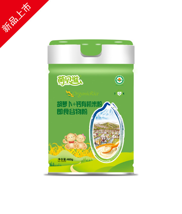 萌貝滋有機米粉-胡蘿卜+鈣