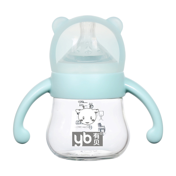 有貝玻璃奶瓶4101 綠色