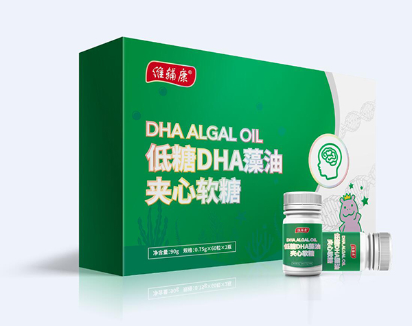 維輔康低糖DHA藻油夾心軟糖