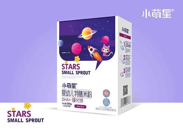 小萌星嬰幼兒特膳米粉盒裝 DHA+強化鐵