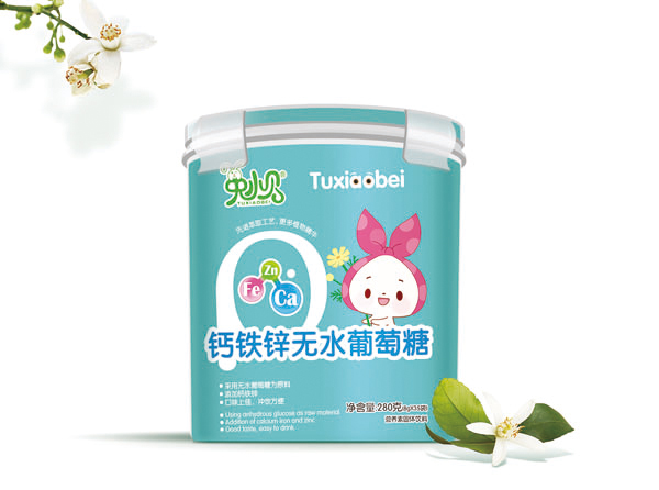 兔小貝鈣鐵鋅無(wú)水葡萄糖 樂扣裝