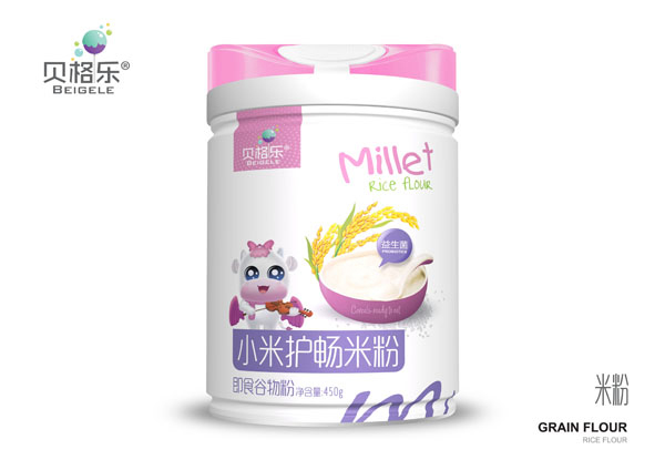 貝格樂小米護(hù)暢米粉-益生菌 聽裝