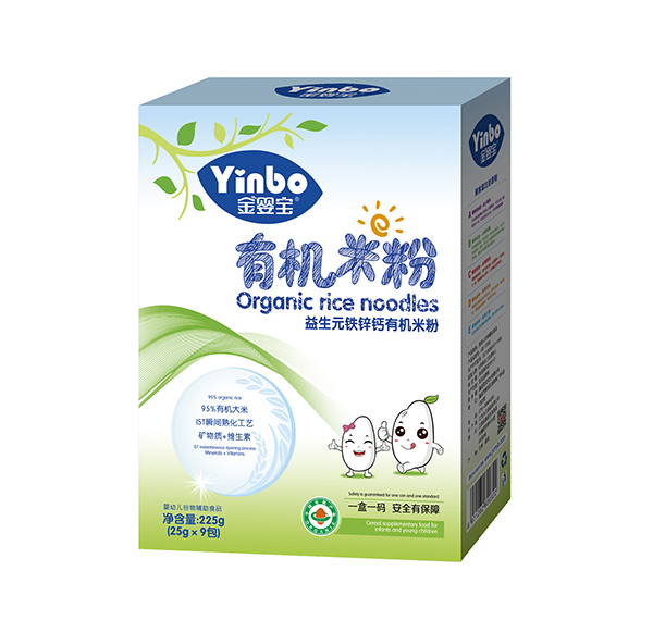 金嬰寶有機米粉-益生元鐵鋅鈣 盒裝