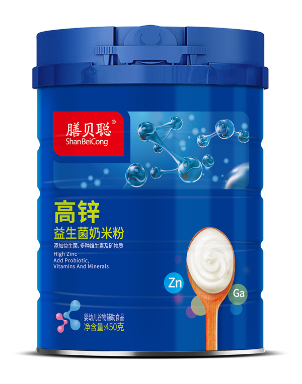 膳貝聰高鋅益生菌奶米粉(450克聽(tīng))