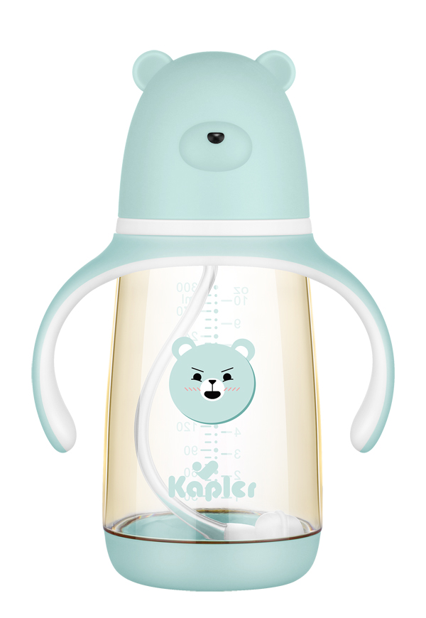 康喂兒呆呆熊PPSU寬口奶瓶300ML 藍(lán)色