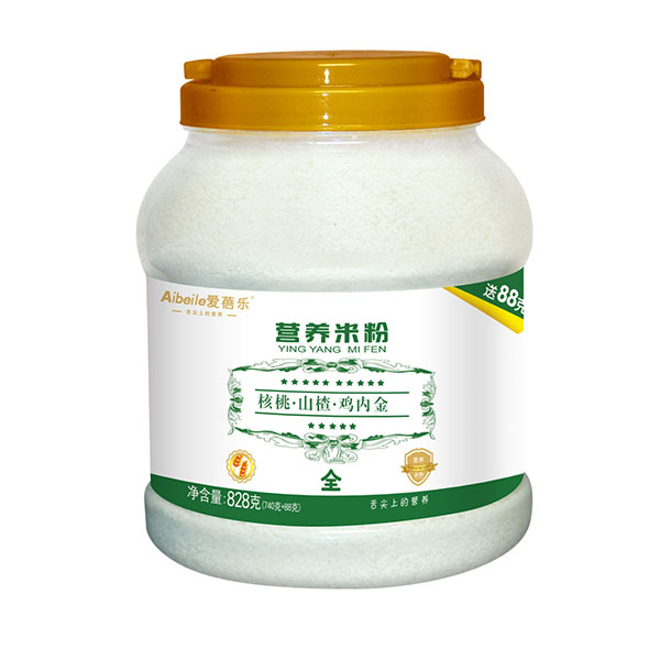 愛(ài)蓓樂(lè)營(yíng)養(yǎng)米粉-核桃山楂雞內(nèi)金828g