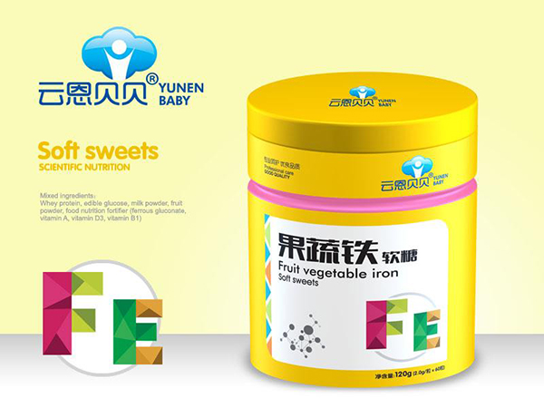 云恩貝貝果蔬鐵軟糖