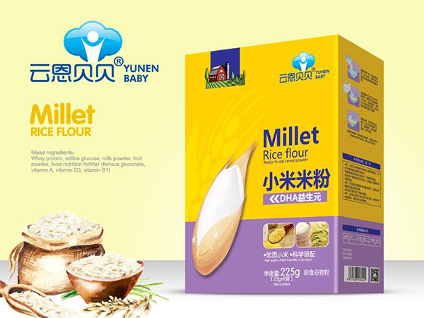 云恩貝貝小米米粉-DHA益生元