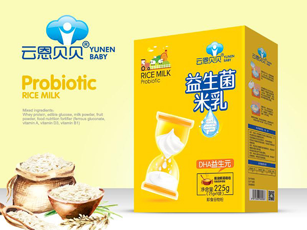 云恩貝貝益生菌米乳-DHA益生元(盒裝)