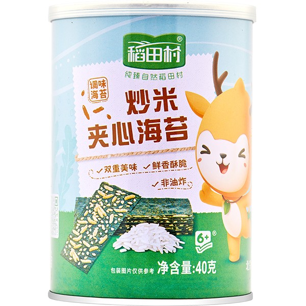 稻田村夾心海苔-炒米