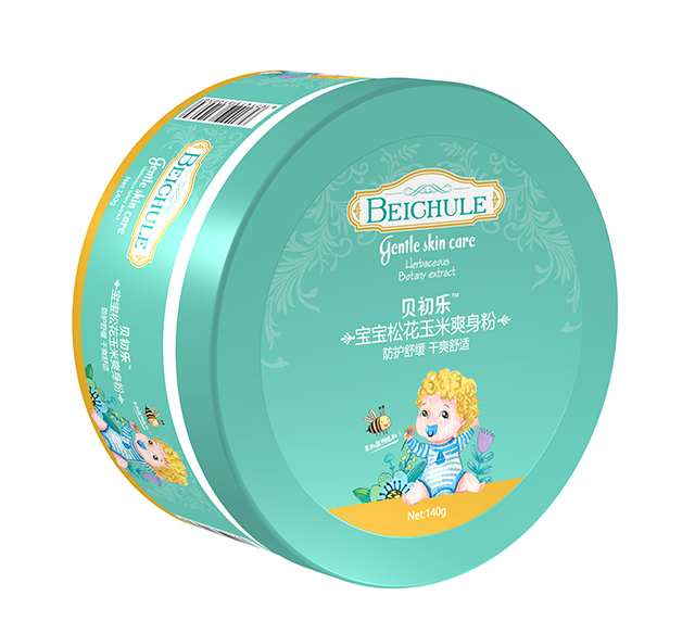 貝初樂(lè)寶寶松花玉米爽身粉