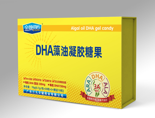 金牌搭檔藻油DHA凝膠糖果70g