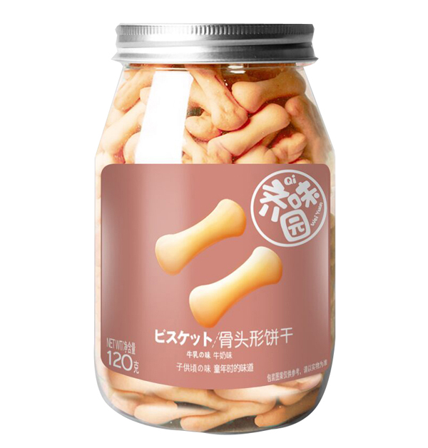 齊味園骨頭形餅干120g