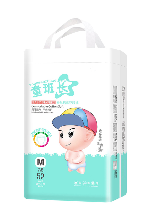 童班長(zhǎng)蠶絲棉柔環(huán)腰褲M(mǎn)52