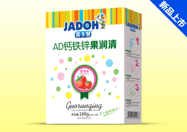 嘉多慧AD鈣鐵鋅-果潤清(盒)