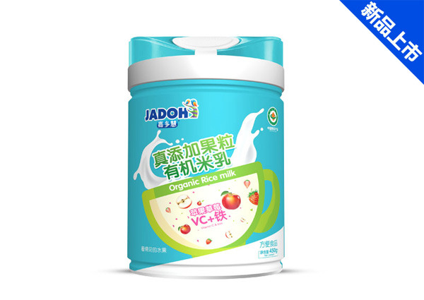 嘉多慧真添加蔬菜有機(jī)米乳-蘋(píng)果草莓