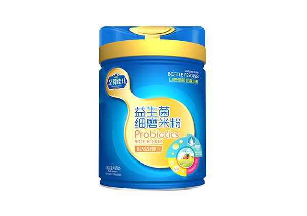 至尊佳兒益生菌細(xì)磨米粉聽裝 番茄胡蘿卜