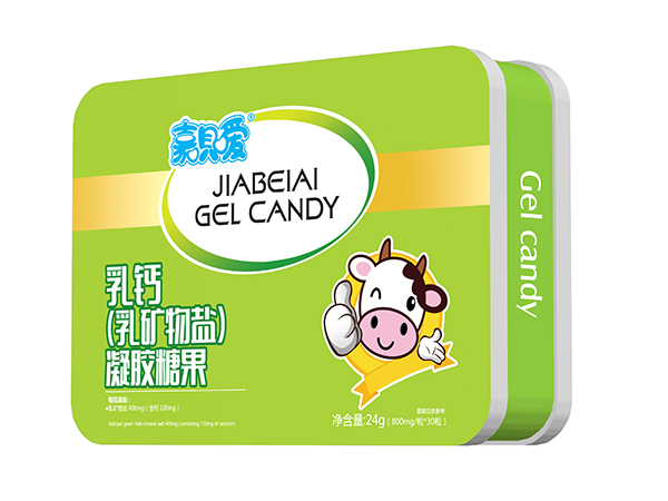 嘉唄噯凝膠糖果 乳鈣(乳礦物鹽)
