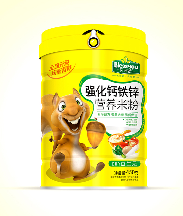 貝熙優(yōu)強化鐵鋅鈣營養(yǎng)米粉 450克(DHA益生元).jpg